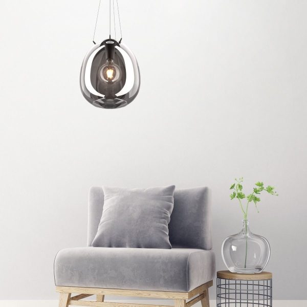 Zuma Line 003064-011111 závěsné stropní svítidlo MOON  E27