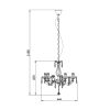 Zuma Line 003064-001622 závěsné stropní svítidlo MAGNOLIA  E14