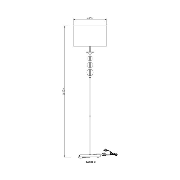 Zuma Line 003064-001658 stojací lampa REA II E27