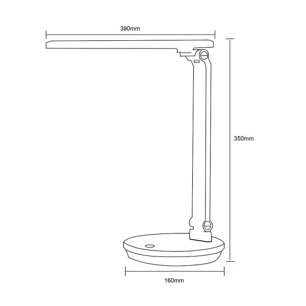 Zuma Line 003064-030037 LED stolní lampička integrovaný LED zdroj
