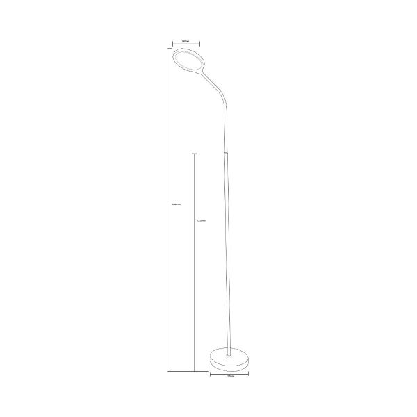 Zuma Line 003064-030044 LED stojací lampa integrovaný LED zdroj