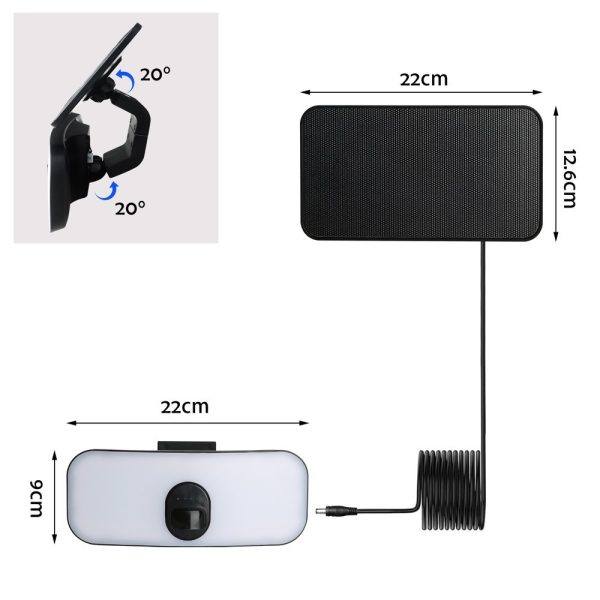 08500L LED venkovní nástěnné svítidlo SunBoard  | 13W integrovaný LED zdroj
