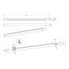 Zuma Line 003064-028270 LED nástěnné svítidlo PARKS  integrovaný LED zdroj