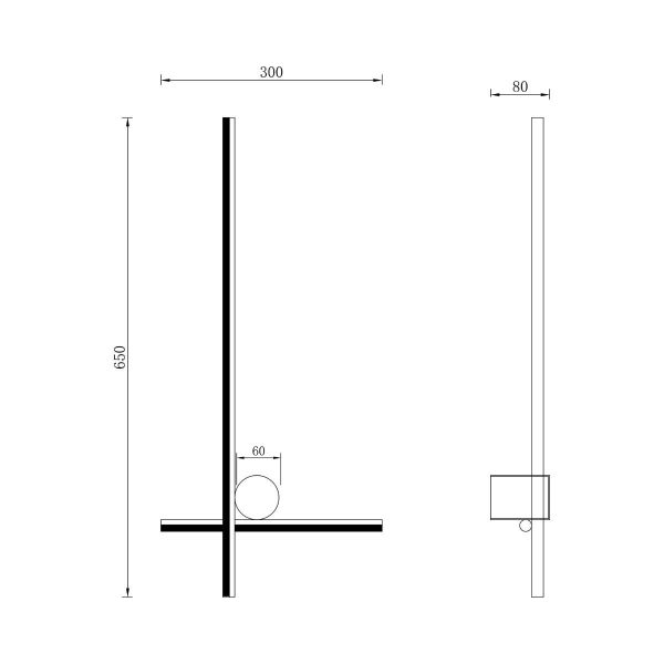 Zuma Line 003064-030964 LED nástěnné svítidlo MILL  integrovaný LED zdroj