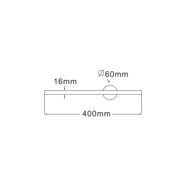 Zuma Line 003064-027461 LED nástěnné svítidlo TROY  integrovaný LED zdroj