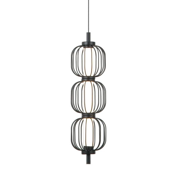 Italux PND-34405-3V-BK LED závěsné stropní svítidlo Pedro | 12W LED | 764lm | 3000K