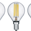 Trio 983-3400 3x LED žárovka TROPFEN 1x4W | E14 | 470lm | 3000K