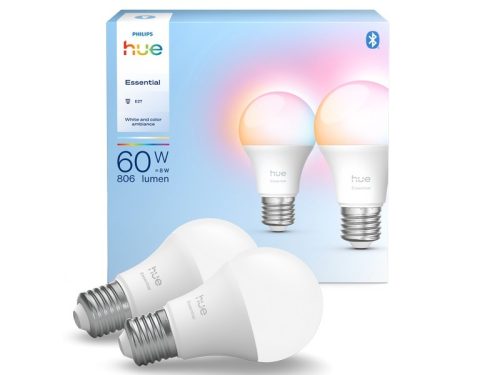 Philips Hue 8720169392243 LED sada žárovek Essential  | 2x8W E27  LED | 806lm | 2200-6500+RGBK