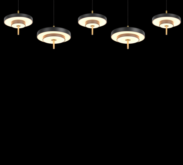 340210580_4 Trio T340210580 LED závěsné stropní svítidlo KEATON | 50W integrovaný LED zdroj | 1x5900lm | 2300+3000+4000K | na lanku | Trio - SwitchDimmer | černá | zlatá