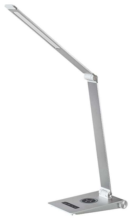 Rabalux 2029 Nilfgard LED Moderní stolní lampička | Variabilní | Stmívatelné | 13W | Bílá | Kov | Stříbrná
