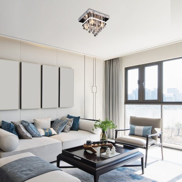 Rabalux 2238 Pallas LED stropní svítidlo | Přírodní bílá | Stmívatelné | 23W | Bílá | Chrom | Kov