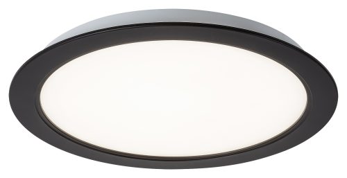Rabalux 2681 Shaun LED Přisazené stropní svítidlo | Přírodní bílá | 24W | Bílá | Černá