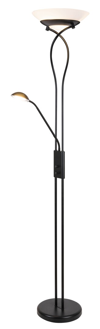 4554-1_fhd Rabalux 4554 Gamma Trend Stojací lampa | E27 | Bílá | Černá