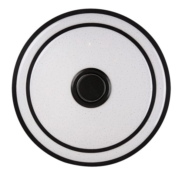Rabalux 71030 Nikolaus LED Stropní svítidlo s ovladačem | RGB | Variabilní | Stmívatelné | 24W | Bílá | Černá