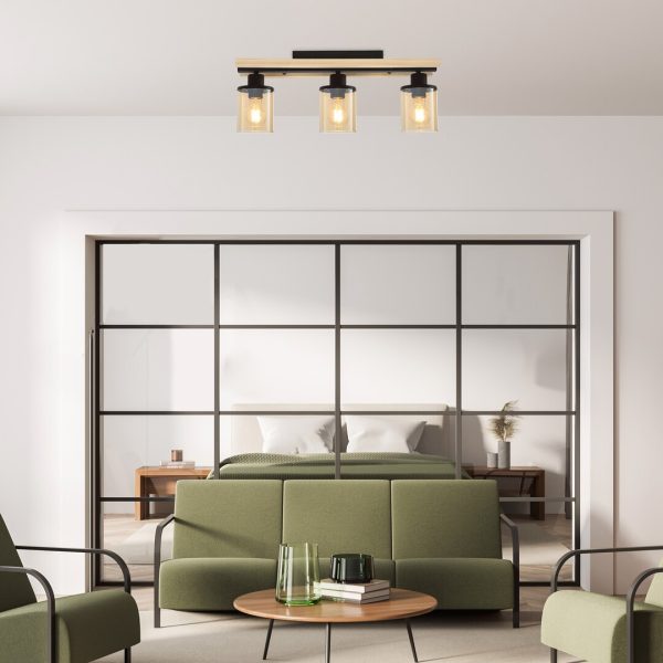 71083-e_fhd Rabalux 71083 Niylah Moderní stropní svítidlo | E27 | Černá