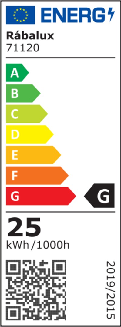 Rabalux 71120 Nessira LED Moderní stropní svítidlo | Přírodní bílá | 25W | Bílá | Černá
