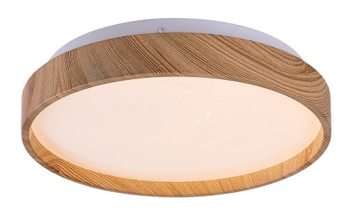 Rabalux 71143 Leana2 LED stropní svítidlo | Teplá bílá | 12W | Bílá | Dřevo