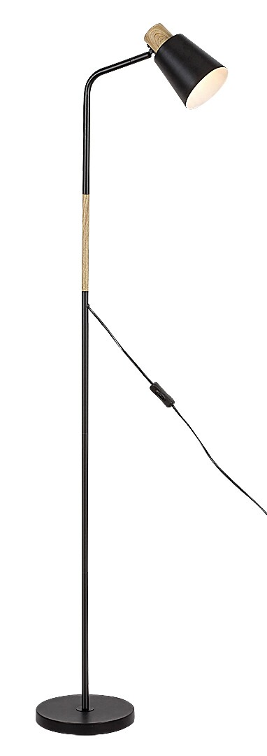 Rabalux 74003 Azim Stojací lampa | E27 | Černá