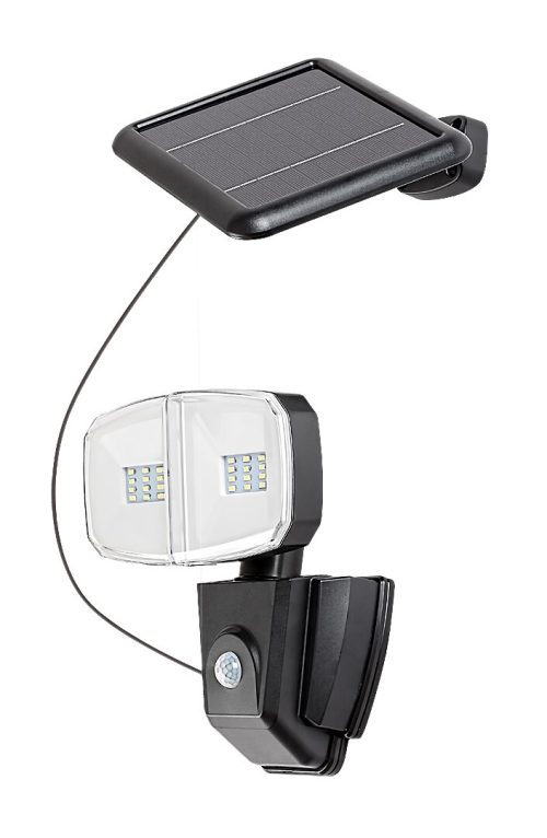 Rabalux 77012 Zlarin LED Venkovní světlo s čidlem | Přírodní bílá | 12W | Bílá | Černá