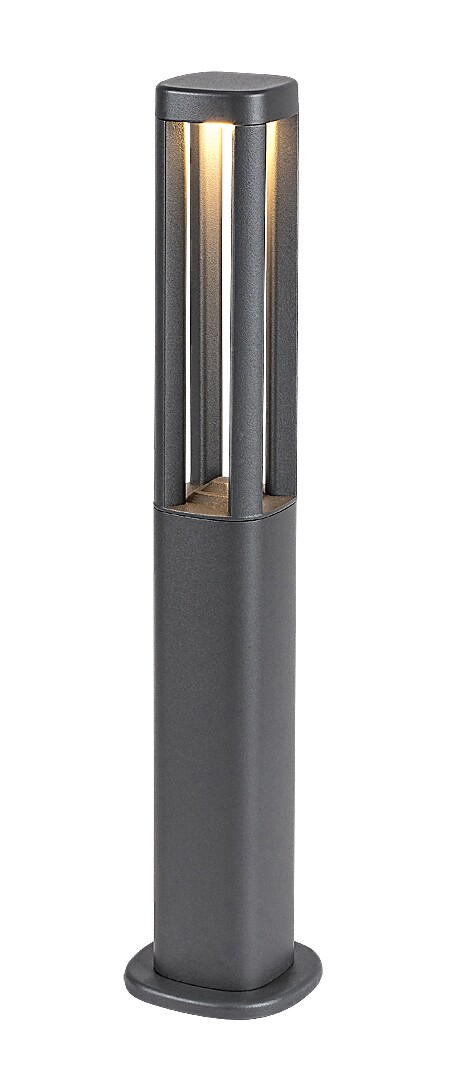 Rabalux 77032 Kalisz LED Zahradní sloupkové světlo | Teplá bílá | 7W | Bílá | Černá
