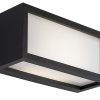 Rabalux 77099 Lublin LED Nástěnné venkovní světlo | Přírodní bílá | 10W | Bílá | Černá