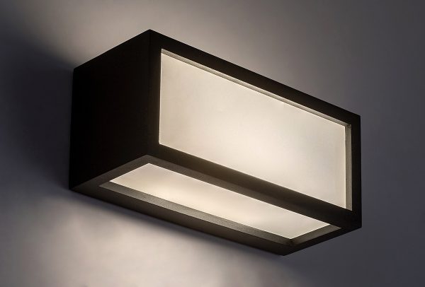 Rabalux 77099 Lublin LED Nástěnné venkovní světlo | Přírodní bílá | 10W | Bílá | Černá