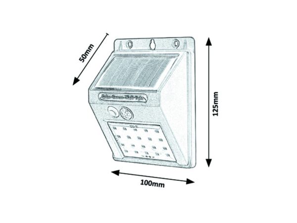Rabalux 7880 Ostrava LED Nástěnné venkovní světlo | Přírodní bílá | Černá | 13W