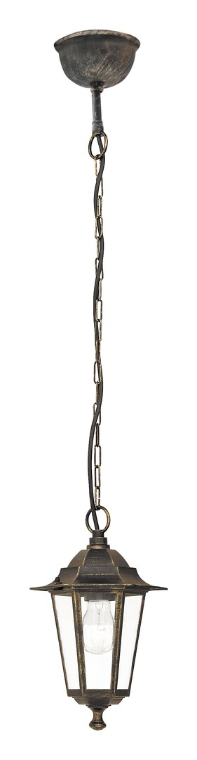 Rabalux 8238 Velence Venkovní závěsné svítidlo | E27 | Barevný kov | Zlatá