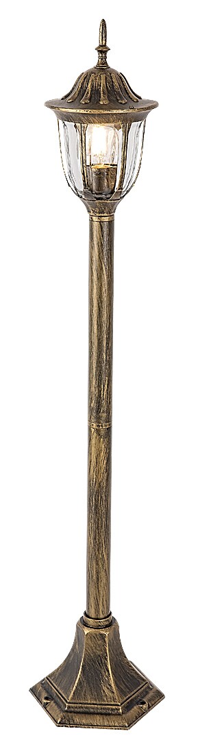 Rabalux 8375 Milano Zahradní sloupkové světlo | E27 | Barevný kov | Zlatá