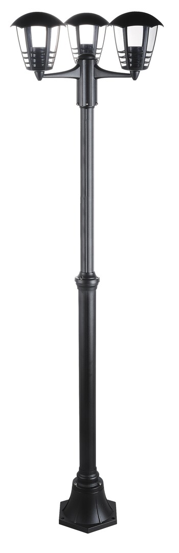 8569_fhd Rabalux 8569 Marseille Zahradní sloupkové světlo | E27 | Černá