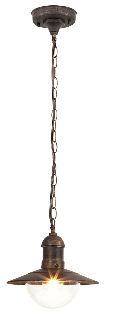 Rabalux 8737 Oslo Venkovní závěsné svítidlo | E27 | Barevný kov | Zlatá