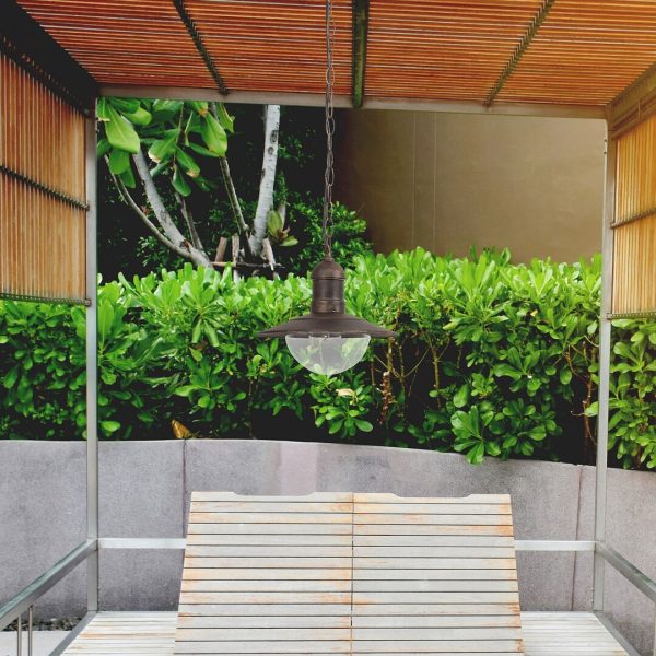 Rabalux 8737 Oslo Venkovní závěsné svítidlo | E27 | Barevný kov | Zlatá