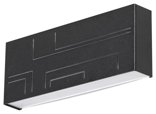 Rabalux 8873 Maribor LED Nástěnné venkovní světlo | Přírodní bílá | 12W | Bílá | Černá