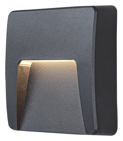 Rabalux 8894 Trento LED Nástěnné venkovní světlo | Přírodní bílá | 3W | Černá